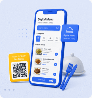 وب اپلیکیشن منوی دیجیتال